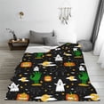 thumbnail image 5 of Fuzoiu Halloween Print Ultra-Soft Micro Fleece Blanket,All Seasons Flannel Throw, Lightweight Blanket for Bed, Sofa, Couch, Movie Night, Camping, and Travel-80"x60", 5 of 7
