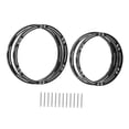 thumbnail image 3 of Bunblic 4 Pieces Front Rear Wheel Hub Rings Set, Wheel Reinforcement Rings, Metal Car Hub Centric Rings for 1/4 Motorcycle Black, 3 of 8