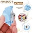 thumbnail image 3 of Uxcell 16 Pcs Lapel Flowers for Men Suits, 2 Inch Lapel Pin for Men Satin Rose Artificial Fabric Flowers Brooch Boutonnieres for Wedding Party Prom Ceremony, Light Blue, 3 of 7