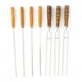 thumbnail image 3 of Barbecue Utensil,7Pcs Set Stainless Steel Roasting Stick Barbecue Tool Cutting-Edge Features, 3 of 14