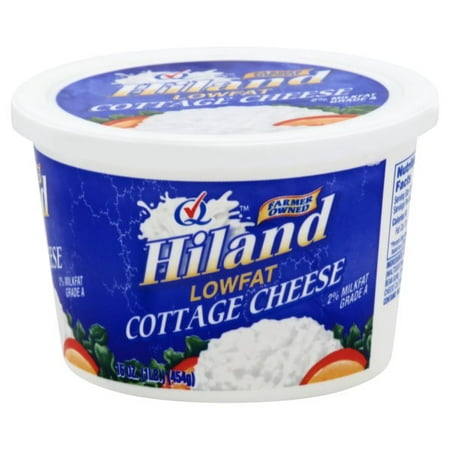 Hiland Low Fat Cottage Cheese 16 Oz Walmart Com