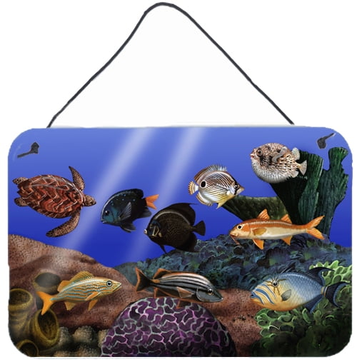 Carolines Treasures PTW2028DS812 Undersea Fantasy 1 Wall or Door Hanging Prints  8x12 multicolor