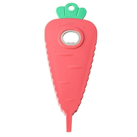 

wnpxqnt Cartoon Carrot Shaped Beer Opener Easy Bottle Lid Opener Multi-use Manual Can Punch Opener Plastic Lightweight Soda Can Opener for Christmas and New Year Gift V0B0