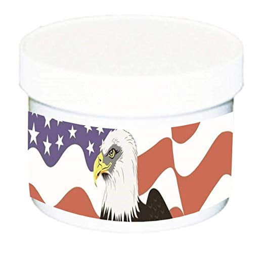 Hearing Aid Dehumidifier jar with Desiccant - Patriotic Design