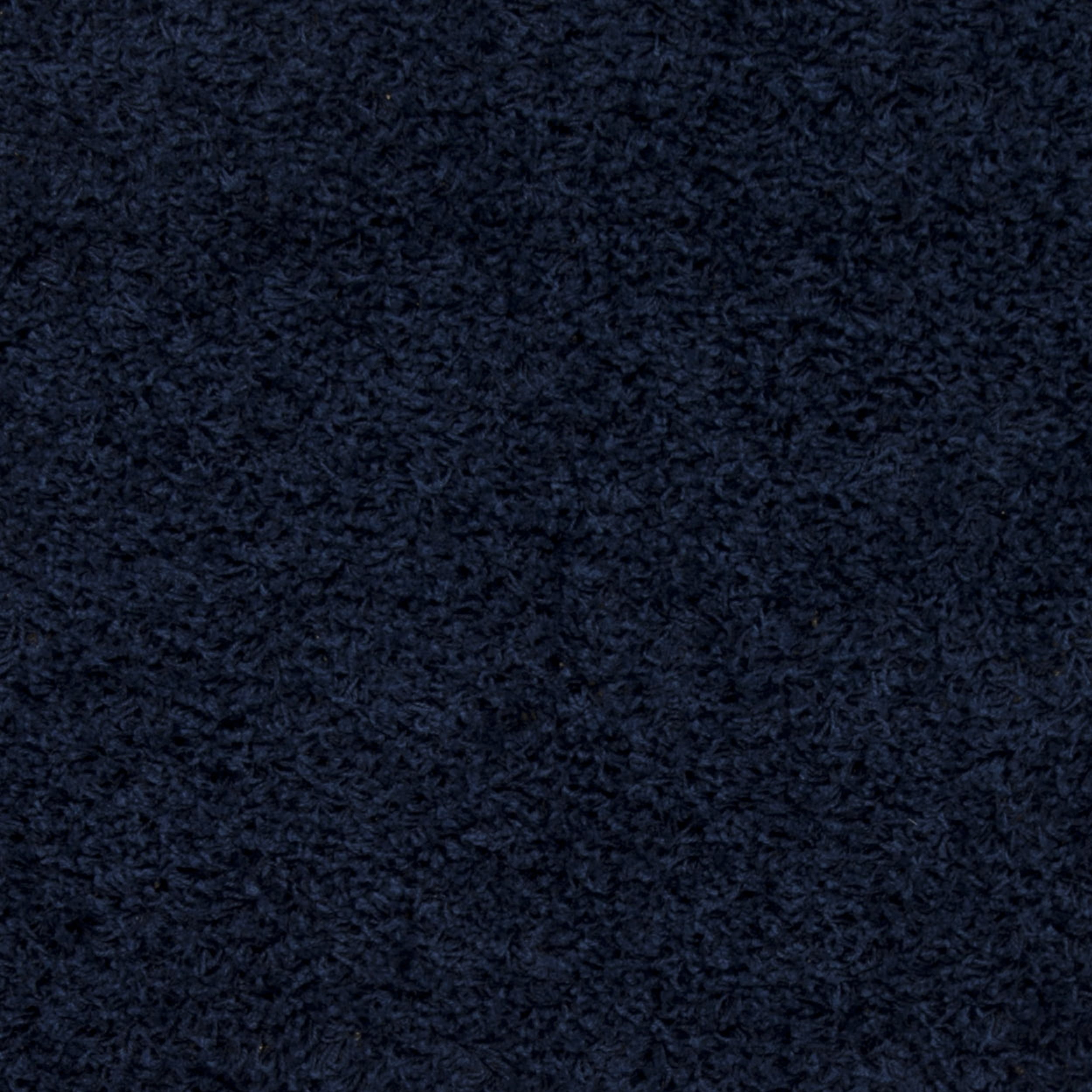 SAFAVIEH Lavena Solid Plush Shag Area Rug, Navy, 10' x 14'