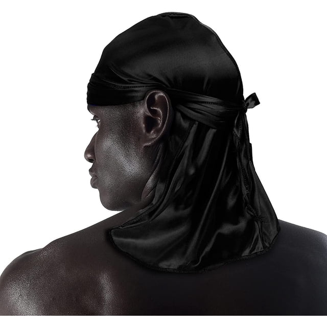 Silk Durag Peso ligero Cómodo Transpirable Moda Du Rags Durag Wave Cap para hombres y mujeres