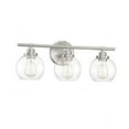 thumbnail image 3 of 3 Light Vanity Light-Mid-Century Modern Style with Modern and Contemporary Inspirations-8.5 inches Tall By 22.5 inches Wide-Satin Nickel Finish Bailey, 3 of 5
