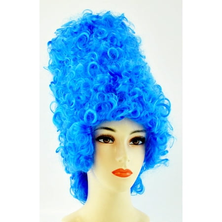 Marge Simpson Wig The Simpsons Marg Blue Beehive 1960's Womens