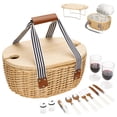 thumbnail image 1 of Cesta de pícnic StBoo para 2 personas con mesa de vino Willow, 1 of 7