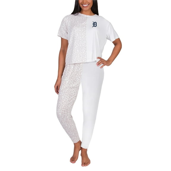 Women's Concepts Sport Cream Detroit Tigers Brightside Top & Pants Set
