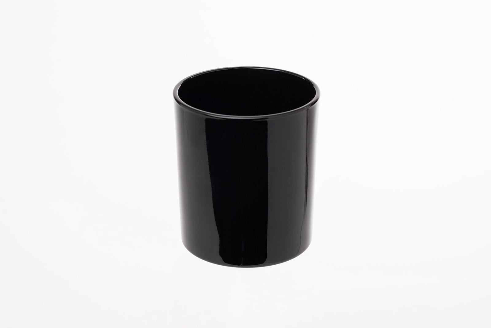 EOTW Candle Supply 10 oz. Empty 12 Pack Luxury Glossy Black Jars for Candle Making.