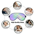 thumbnail image 7 of PAYOHTO Colorful Fish Scale Pattern Soft Sleep Mask Comfort Pure Silk Eye Cover for Travel Office Camping, 7 of 7