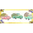 thumbnail image 2 of McGuire, Catherine 32x16 Gold Ornate Wood Framed with Double Matting Museum Art Print Titled - Flower Truck Collection D, 2 of 4