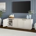 thumbnail image 3 of Mansfield Rectangular TV Stand for TV's up to 78" in Alder White, 3 of 8