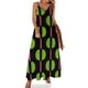 thumbnail image 1 of Nuevo vestido sin mangas con estampado geométrico modernista 461 en negro, rosa y verde Vestidos de noche Vestidos de fiesta para mujer, 1 of 7