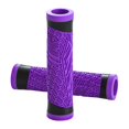 thumbnail image 1 of Empuñaduras universales para manillar de , cubierta protectora de repuesto para manillar de absorbente de golpes, cómoda para , , púrpura violeta shamjiam puños de manillar de bicicleta, 1 of 3