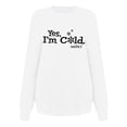 thumbnail image 3 of Pntutb Clearance Womens Casual Long Sleeve Print Ladies Sweatshirts Thin Velvet Tops White XXXL, 3 of 6