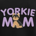 thumbnail image 3 of CafePress - Yorkie Mom Women's Dark Pajamas - Women's Short Sleeve Print T-Shirt and Pants Dark Cotton Pajama Set, 3 of 7