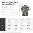 thumbnail image 7 of Fotbe Bicycles Parts print Short Sleeve Button Down Shirts for Men Casual Summer Beach Wrinkle Free Shirt-Large, 7 of 7