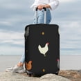 thumbnail image 7 of Chicken Eggs Cock Pattern Rooster Travel Luggage Cover Suitcase Protector Washable Protective 29"-32", 7 of 7