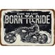 thumbnail image 3 of Placa Metal Vintage para Motocicleta Pintura Hierro Rectangular Bar 40x30cm, 3 of 6