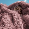 thumbnail image 5 of Faux Fur Throw Blanket Soft Sherpa Fleece Cozy Warm Plush Bed Blanket Thick Minky Bedding Winter Gift, 5 of 5