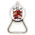 thumbnail image 1 of Emblema de la armadura de caballeros medievales de Europa Acero inoxidable Metal cerveza tapa sacacorchos, 1 of 3