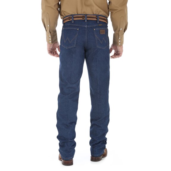 Wrangler Men's Performance Cowboy Cut Jeans Long Blue 30W x 38L US