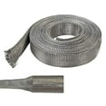 thumbnail image 1 of Electriduct 1/2" Tinned Copper Metal Braid Sleeving Flexible EMI RFI Shielding Wire Mesh (0.32" Diameter) - 50 Feet, 1 of 4