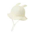 thumbnail image 2 of Fancifize Baby & Toddler Wide Brim Sun Hats UPF 50+ Sun Protection Bucket Cap Cute Adjustable Beach Hat Newborn Infant Cap, 2 of 3