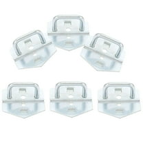 OUNONA  6 Pcs Pegboard Hooks for Hanging Tools Heavy Picture Boards Wall Organizer Silver