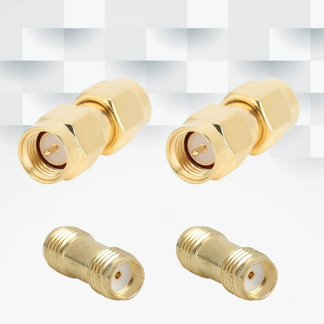 Adaptador Práctico Macho A Macho De 2 Piezas, Adaptador SMA, Alto Rendimiento Para Conector Macho Hembra Adaptador De Doble Paso Macho A Macho