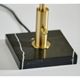 thumbnail image 3 of Adesso Doppler Led Table Lamp Antique Brass and White Opal Glass, 3 of 9