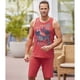 thumbnail image 2 of Atlas For Men - Set de Pijama Corto Tropical para Hombre (Terracota), 2 of 2