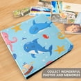 thumbnail image 5 of Leather Cover Photo Album 80 Pockets 4x6 Photos Bookshelf Picture Album Octopus Fish Ship Starfish, 5 of 9