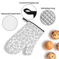 thumbnail image 3 of Cauagu Snake Print Oven Mitts and Pot Holders 4 pcs Set,Extra Thicken Long Kitchen Oven Glove Potholders BBQ Gloves-Oven Mitts and Pot Holders(11 Inch), 3 of 6