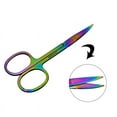 thumbnail image 6 of Big Clearance! Professional Grooming Scissors - Stainless Steel Professional Nail Scissors - Premium Small Scissors for Nose Hair, Mustache, Beard and Manicure with 3.5 Inch Curved Sharp Blades, 6 of 7