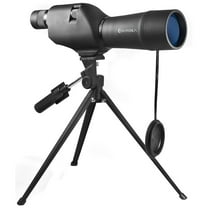 Barska Colorado 20-60x60 Waterproof Straight Spotting Scope, Black, w/ Tripod & Case