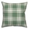 thumbnail image 2 of Creative Products Distress Plaid Green 18 x 18 Indoor / Outdoor Pillow, 2 of 3