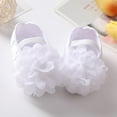 thumbnail image 4 of Baby Infant Girls Soft Sole Floral Princess Mary Jane Shoes Prewalker Wedding Dress Shoes 0-18M Toddle Kid Shoes, 4 of 6