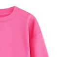 thumbnail image 3 of Gubotare Girl Sweatshirt Toddler Girls Long Sleeve Sweatshirt Fall Shirts Tops Size 3T 4T (Hot Pink,3-4 Years), 3 of 5