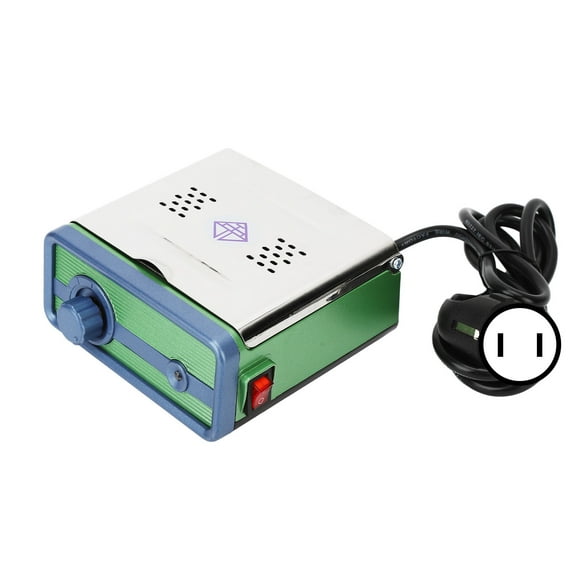 Fundidor de cera dental con 3 ranuras y control automático de temperatura, antiadherente para aplicaciones de laboratorio dental, enchufe estadounidense de 110 V