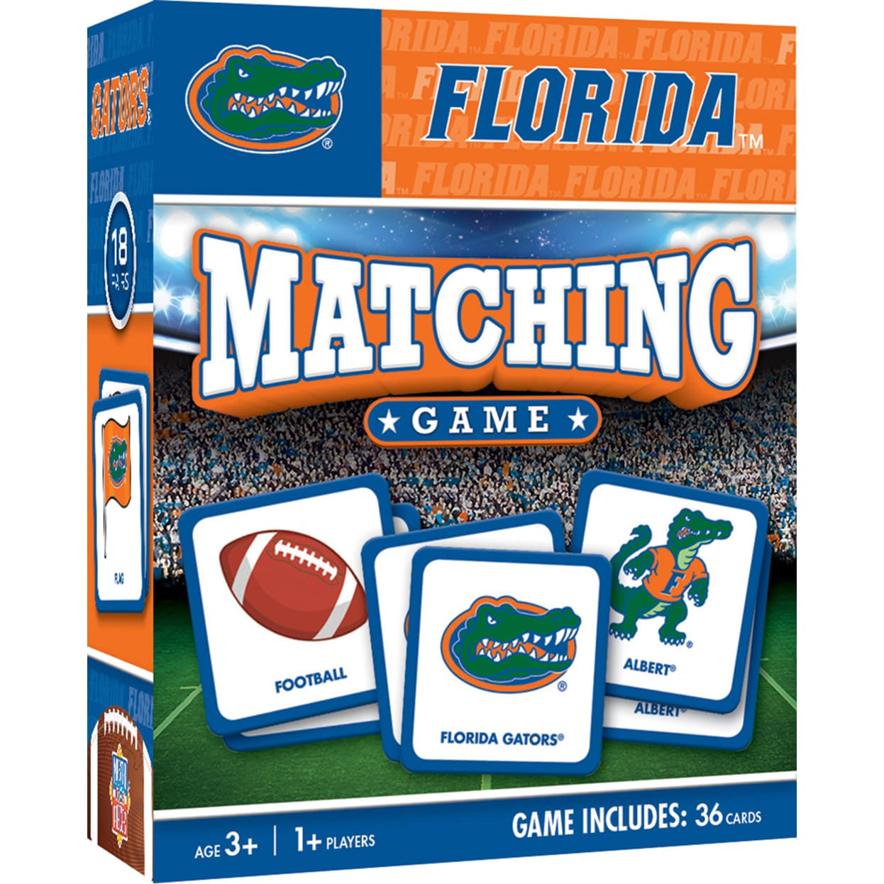 MasterPieces NCAA Matching Game For Ages 3+