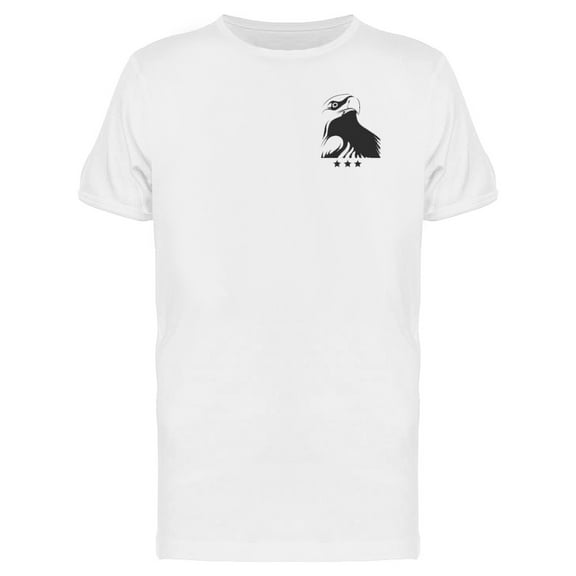 Upperside Eagle 3 Stars T-Shirt Men -Image by Shutterstock, Male XX-Large