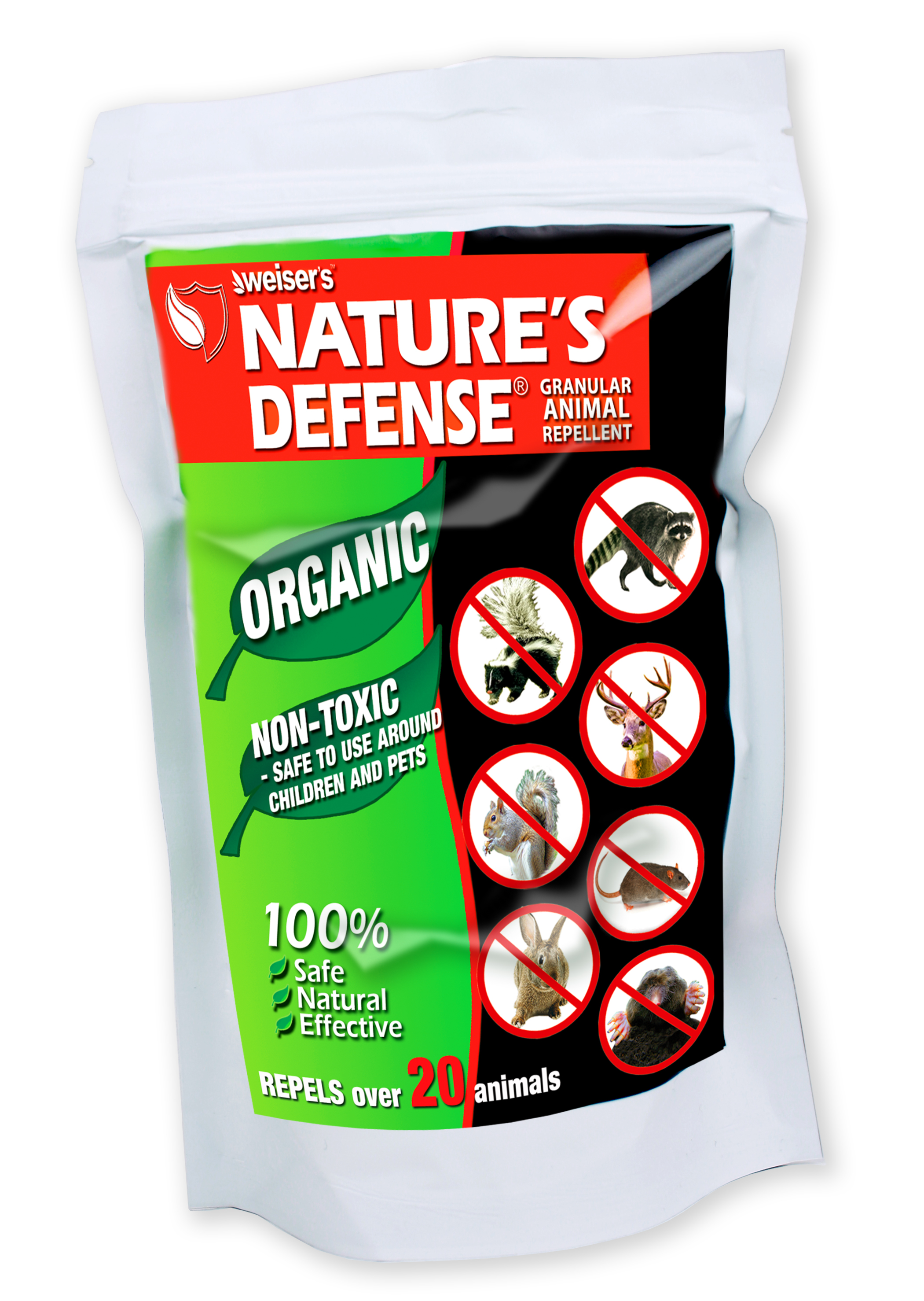 Nature's Defense Organic ALL Animal Repellent 2PACK Repels 22