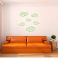 thumbnail image 1 of Danish Pastel Wall Decal Scattered Soft Clouds Seamless Pattern Bedroom Wall Decal for Girls Cute Themed Room Décor - Size: 20 In x 20 In, 1 of 5