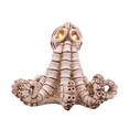 thumbnail image 5 of Wowers Brands Freestanding LED Off White Skeleton Octopus, Spooky Home & Office Decor, Tabletop Decor, 6 inches 1ct, 5 of 7