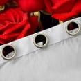thumbnail image 4 of Castle Fairy Romantic Rose Black Out Curtains,Black Red Curtains Pack of 2 (42x63 Each), 4 of 6