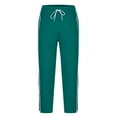 thumbnail image 5 of Men's Casual Loose Pants Athletic Pants with Pockets Side Snap Button Post Surgery Pants Basketball Sweatpants, 5 of 6