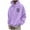 Purple, variant on Landzoo One Mens Autumn And Winter Fashion Casual Long Sleeved Hooded Sports Sweater Warm Breathable Men's Tops